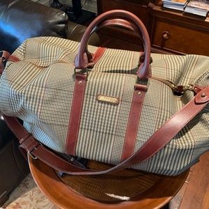 Polo Ralph Lauren Houndstooth Weekend Bag Large
